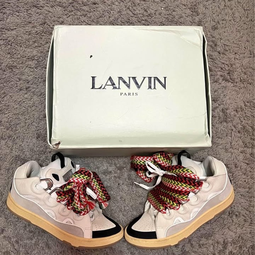 Lanvin Curb “White and Grey”